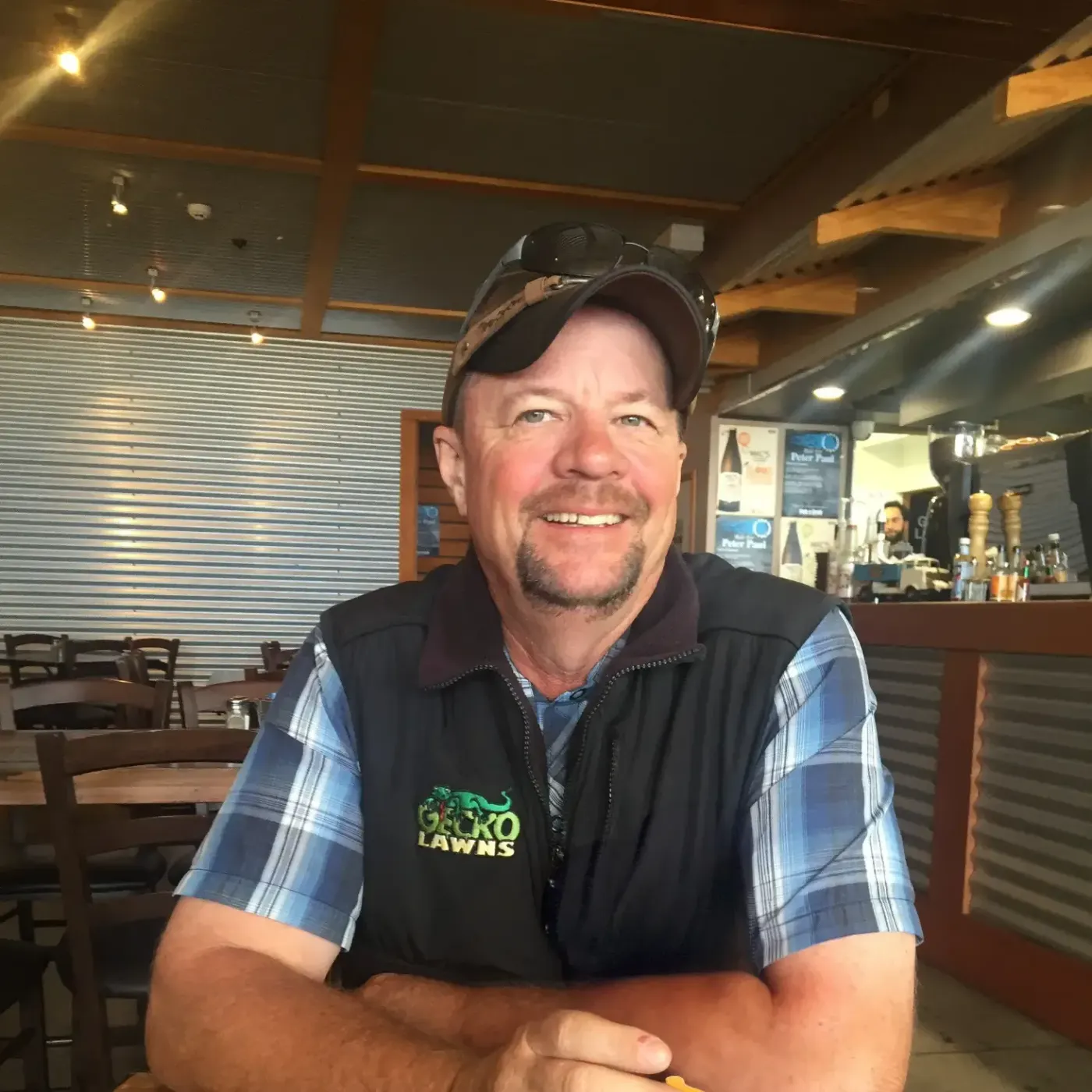 LocalOnTap founder with Gecko Lawns Hamilton NZ